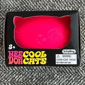 Needoh Cool Cats - Pink NIB AUTHENTIC